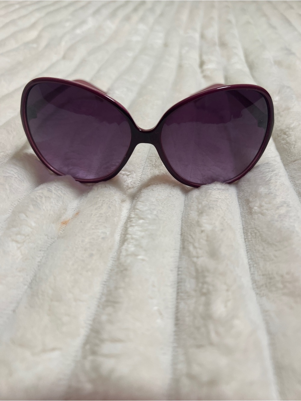 Source Unknown Purple Oversized Women’s Sunglasses